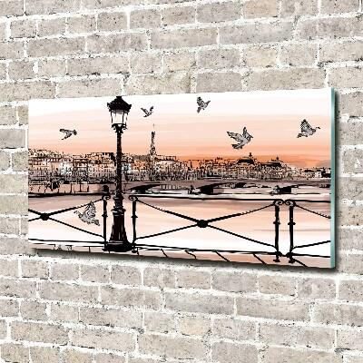 Bild auf Acrylglas Dämmerung in Paris