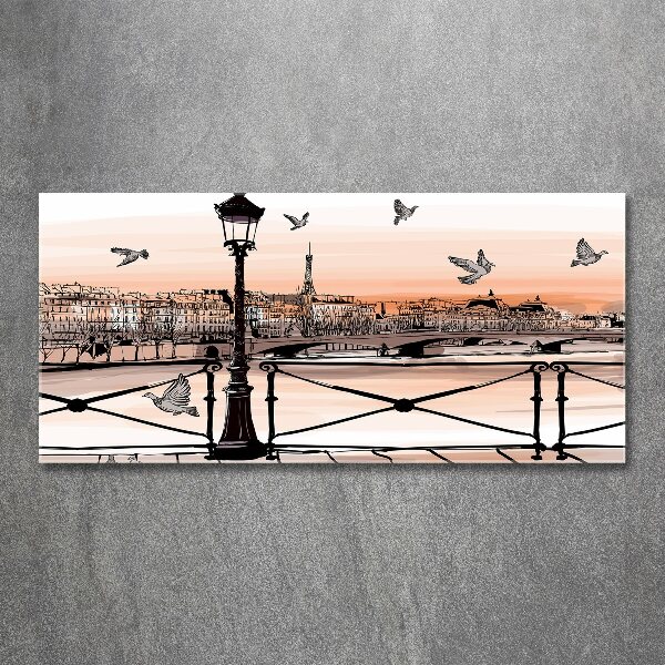 Bild auf Acrylglas Dämmerung in Paris