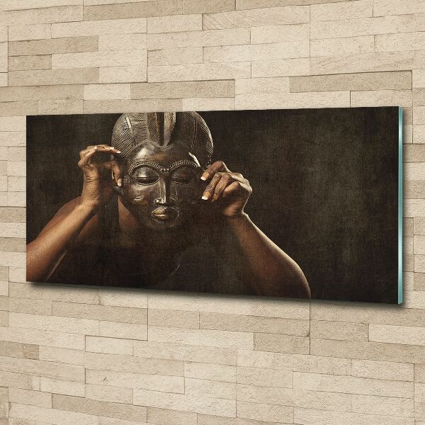 Acrylbild Fotodruck Afrikanische Maske