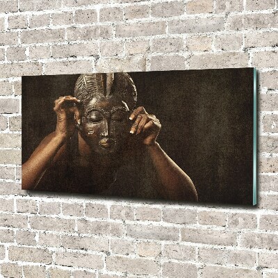Acrylbild Fotodruck Afrikanische Maske