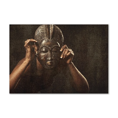 Acrylbild Fotodruck Afrikanische Maske