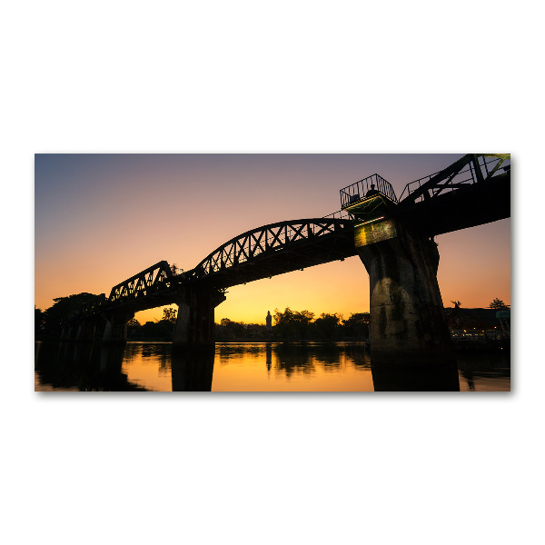 Foto auf Acryl Brücke in Thailand