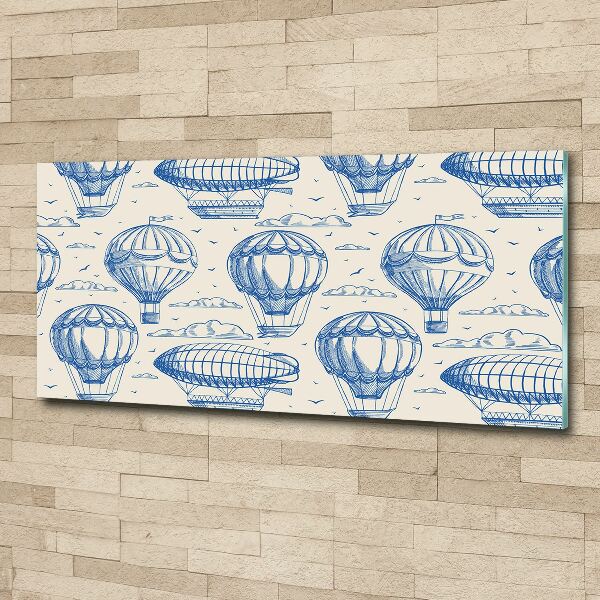 Acrylglas-Druck Ballons und Luftschiffe