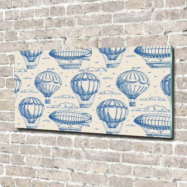 Acrylglas-Druck Ballons und Luftschiffe