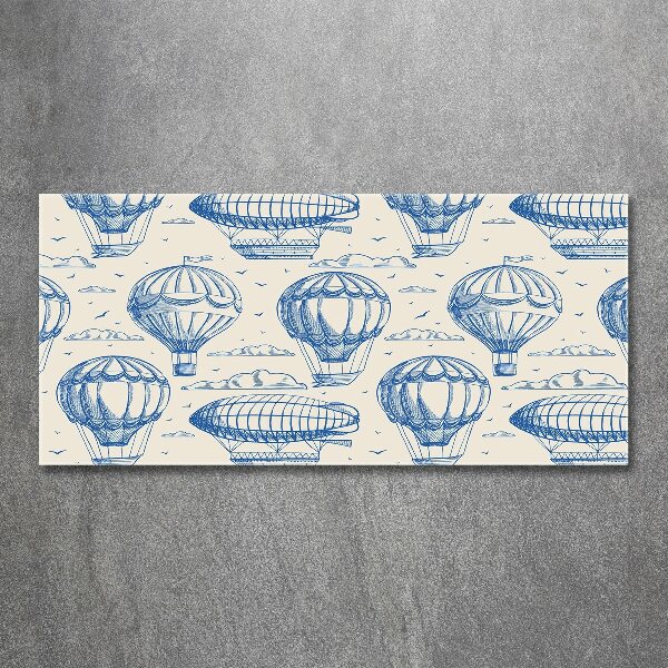 Acrylglas-Druck Ballons und Luftschiffe