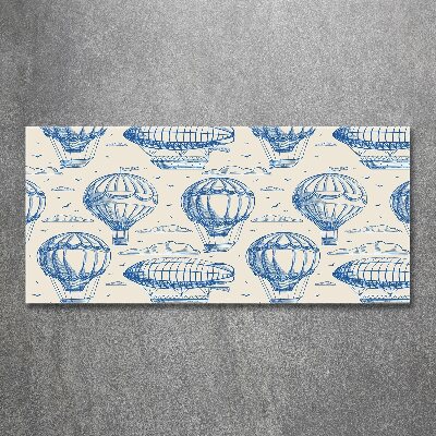 Acrylglas-Druck Ballons und Luftschiffe