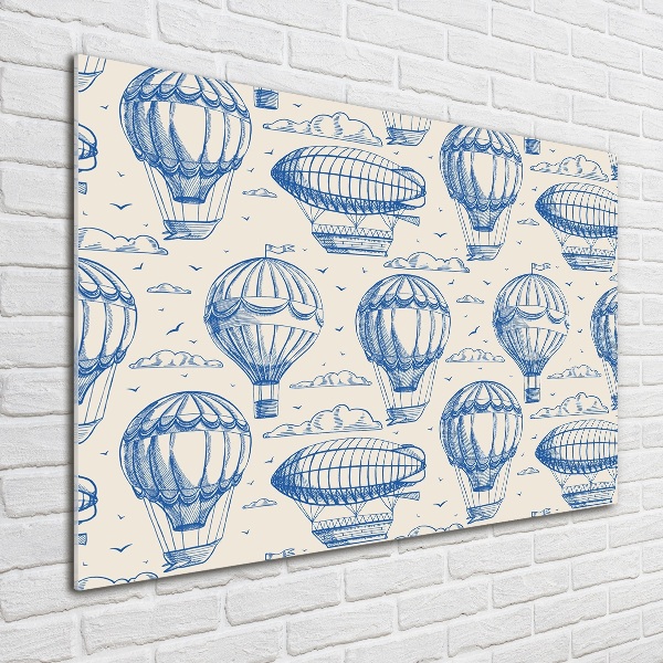 Acrylglas-Druck Ballons und Luftschiffe