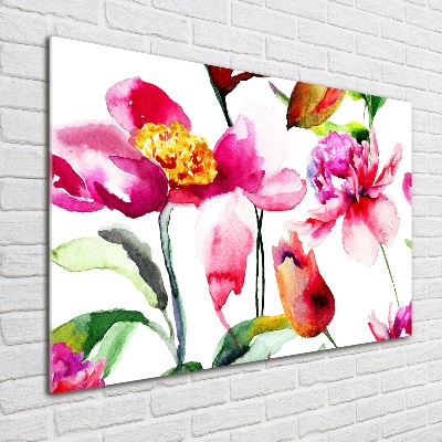 Bild auf Acrylglas Wildblumen