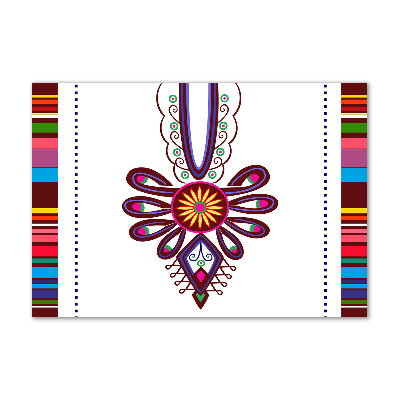 Acrylbild Fotodruck Polnisches Volksmuster