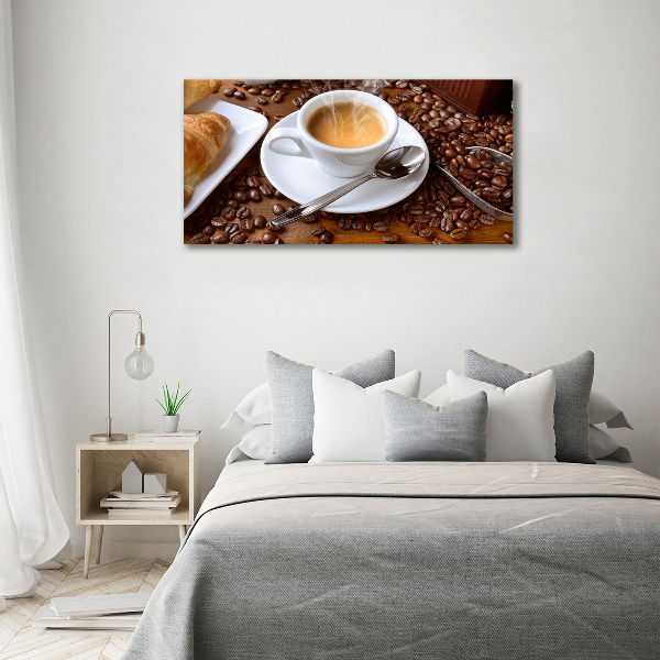 Acrylbild Fotodruck Aromatischer Kaffee