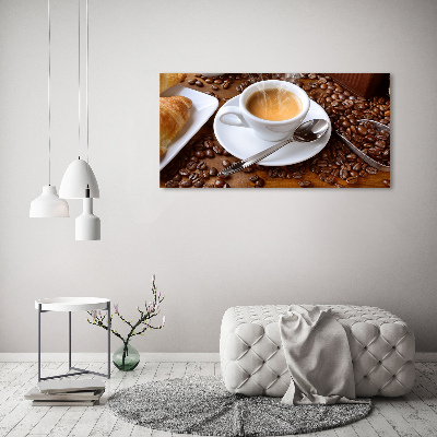 Acrylbild Fotodruck Aromatischer Kaffee