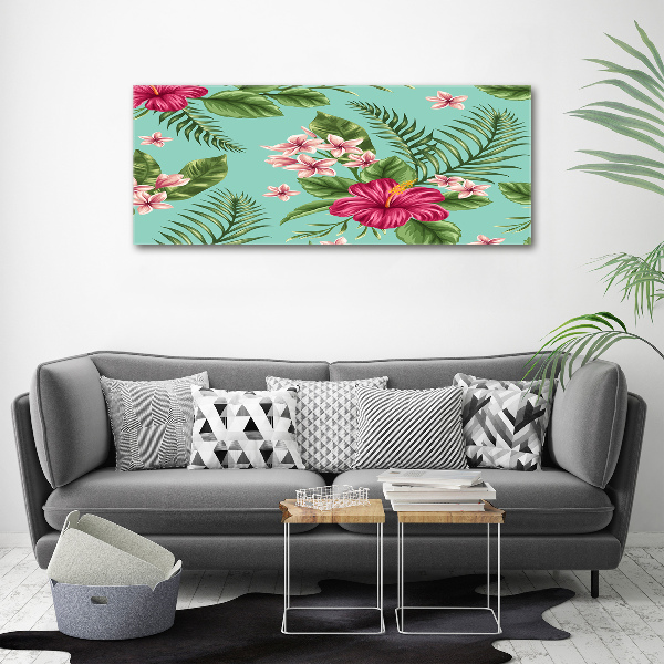 Bild auf Acrylglas Hawaiianische Blumen