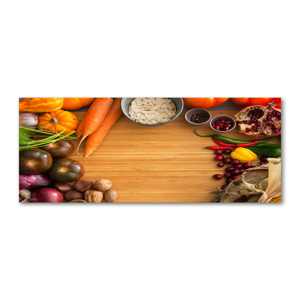 Foto auf Acryl Herbstgemüse