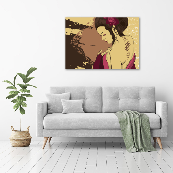 Foto auf Acryl Geisha