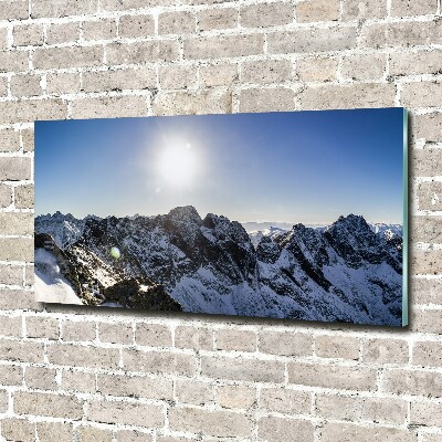 Acrylglas-Druck Winter in den Tatra-Bergen