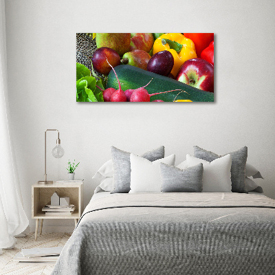 Acrylbild Fotodruck Obst und Gemüse