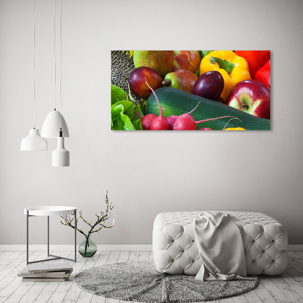Acrylbild Fotodruck Obst und Gemüse