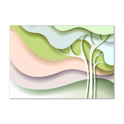 Acrylbild Fotodruck Abstrakter Baum