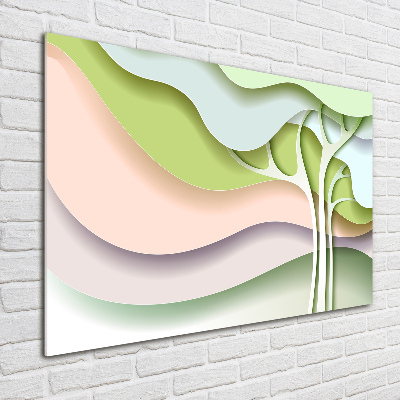 Acrylbild Fotodruck Abstrakter Baum