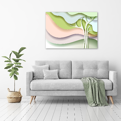 Acrylbild Fotodruck Abstrakter Baum