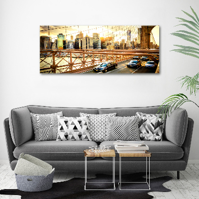 Acrylbild Fotodruck Brooklyn Bridge