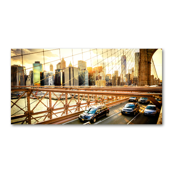 Acrylbild Fotodruck Brooklyn Bridge