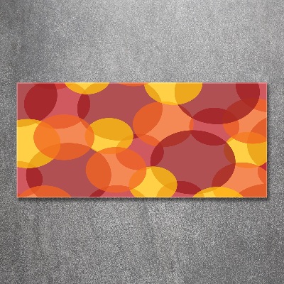 Acrylbild Fotodruck Bunte Kreise