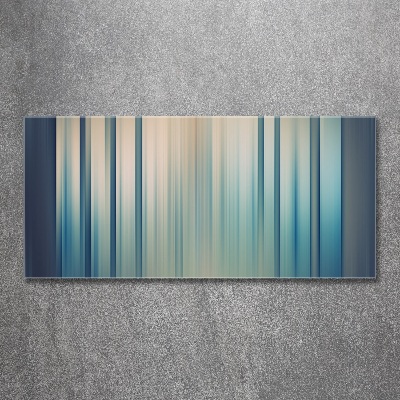 Acrylglas-Druck Blaue Streifen
