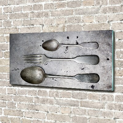 Bild auf Acrylglas Besteck