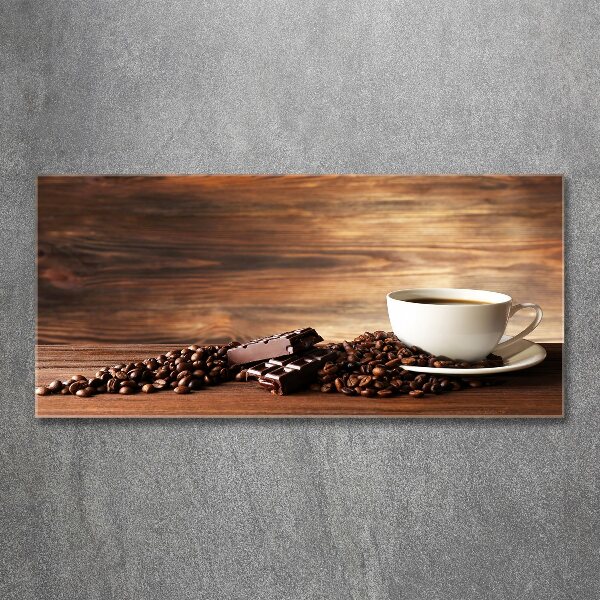 Acrylglas-Druck Kaffee und Schokolade