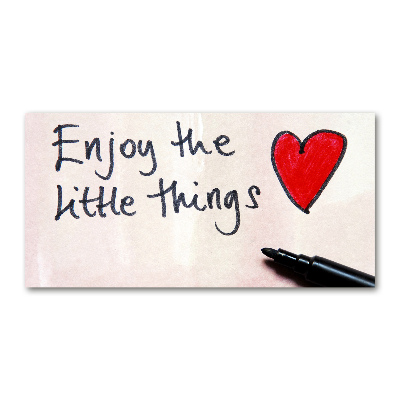 Acrylbild Fotodruck Kleine Dinge