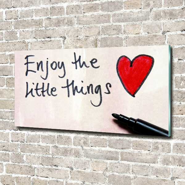 Acrylbild Fotodruck Kleine Dinge