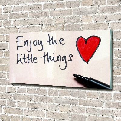 Acrylbild Fotodruck Kleine Dinge