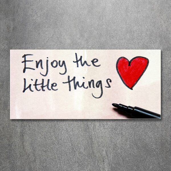 Acrylbild Fotodruck Kleine Dinge