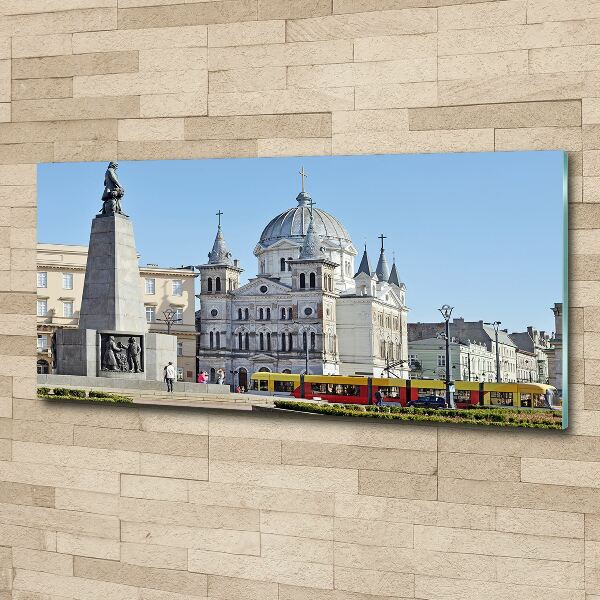 Acrylbild Fotodruck Freiheitsplatz Łódź