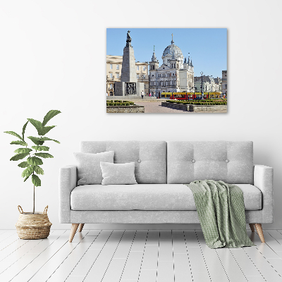 Acrylbild Fotodruck Freiheitsplatz Łódź