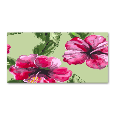 Acrylglas-Druck Hawaiianische Blumen