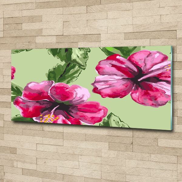 Acrylglas-Druck Hawaiianische Blumen