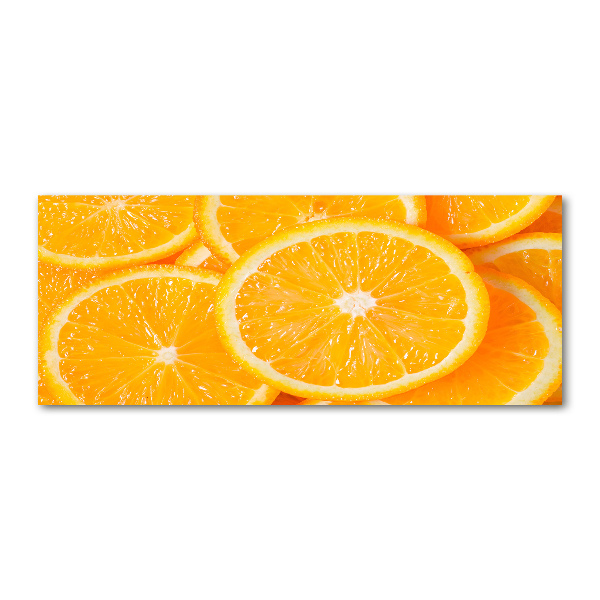 Acrylbild Fotodruck Orangenscheiben