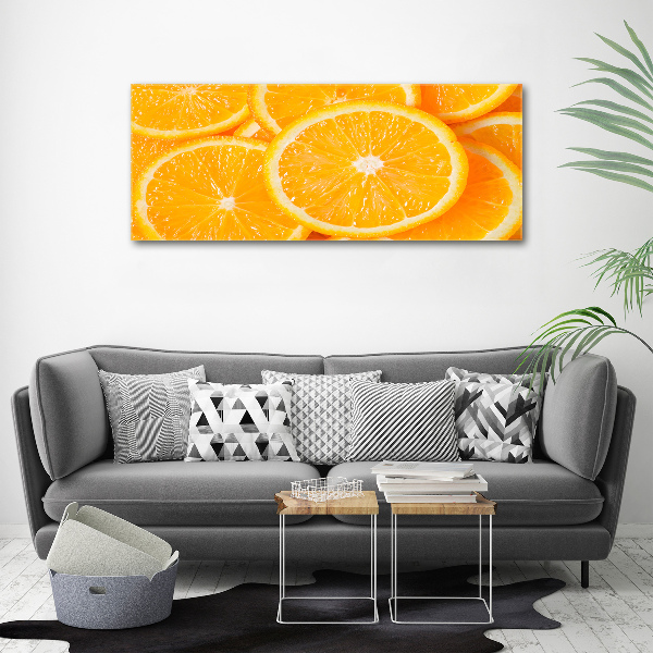 Acrylbild Fotodruck Orangenscheiben