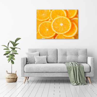 Acrylbild Fotodruck Orangenscheiben