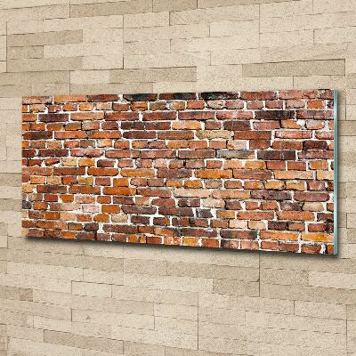 Foto auf Acryl Ziegelmauer