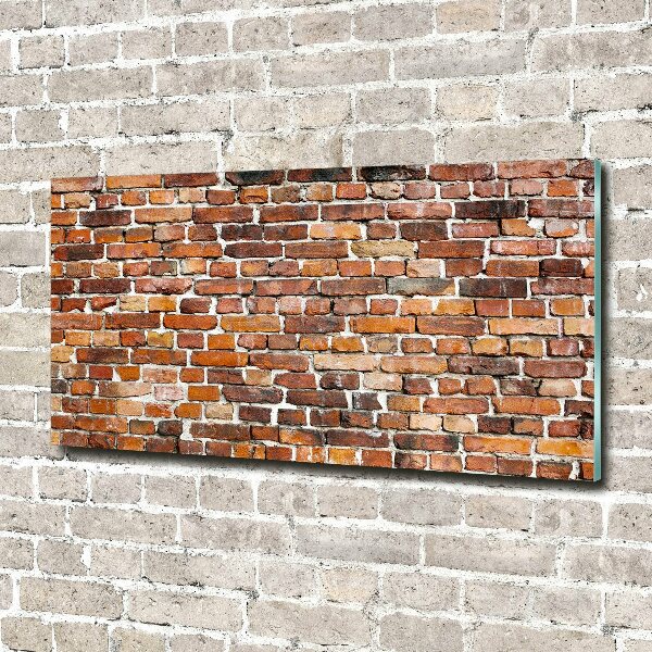 Foto auf Acryl Ziegelmauer