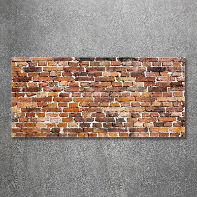 Foto auf Acryl Ziegelmauer