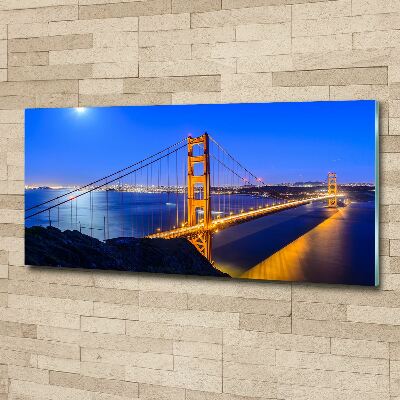 Acrylbild Fotodruck San Francisco Brücke