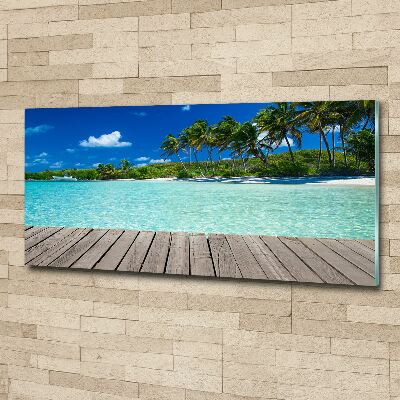 Foto auf Acryl Tropischer Strand