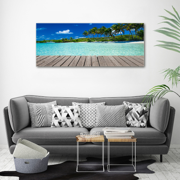 Foto auf Acryl Tropischer Strand