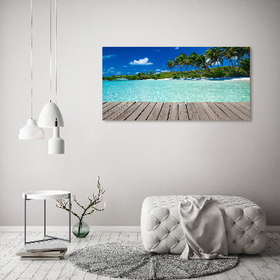 Foto auf Acryl Tropischer Strand