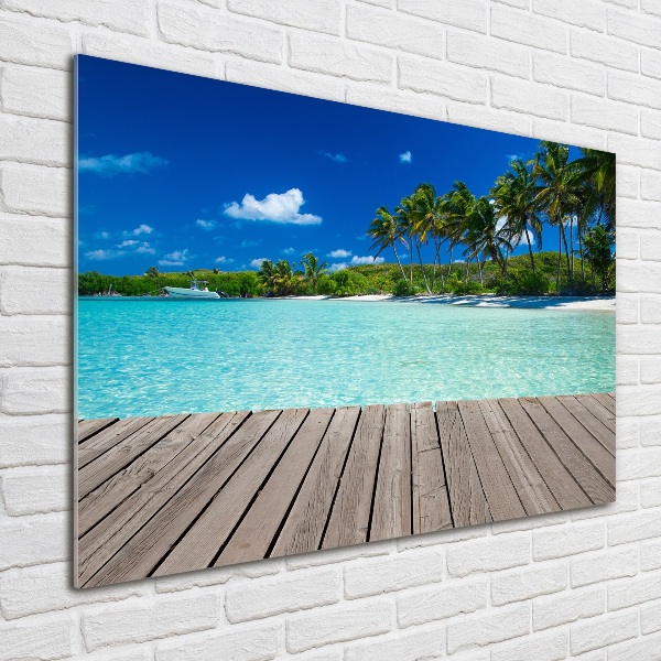 Foto auf Acryl Tropischer Strand