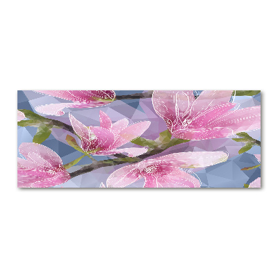 Acrylglas-Druck Rosa Magnolie